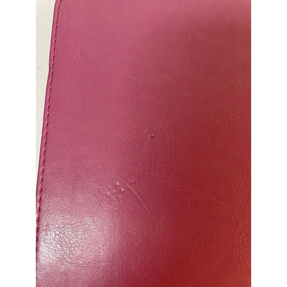 Know the Plans Classic Lux Leather Journal Book in Pink Jeremiah 29:11 Christian